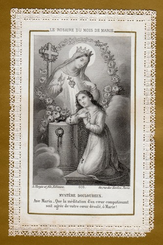 Quadro pizzo immagine sacra - pizzo,