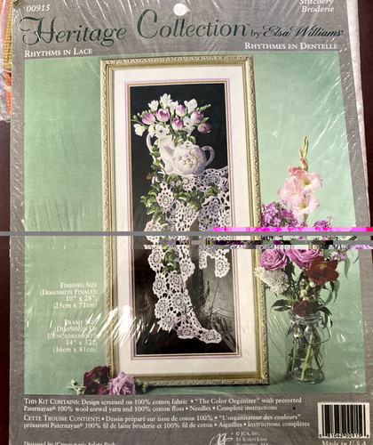 Kit crewel vintage elsa - crewel,