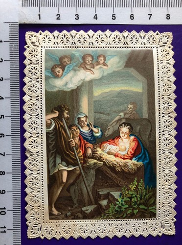 Quadro pizzo presepe santa - pizzo,
