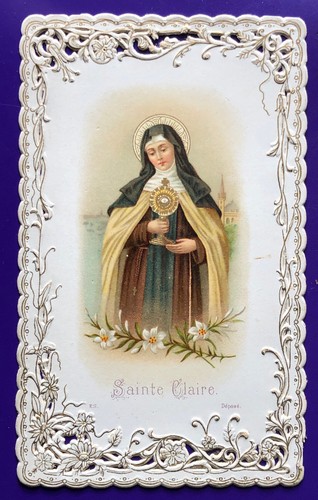 Quadro pizzo immagine sacra